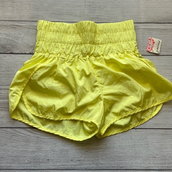 FP Movement by Free People Pants - FP Movement Women's The Way Home Shorts NWT Size Small - Yellow